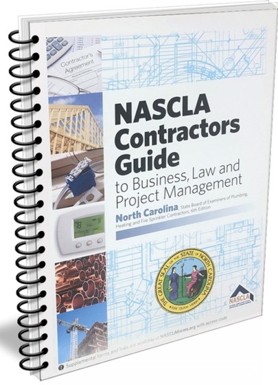 north carolina nascla guide to business law and project management Heating and fire 6th edition2